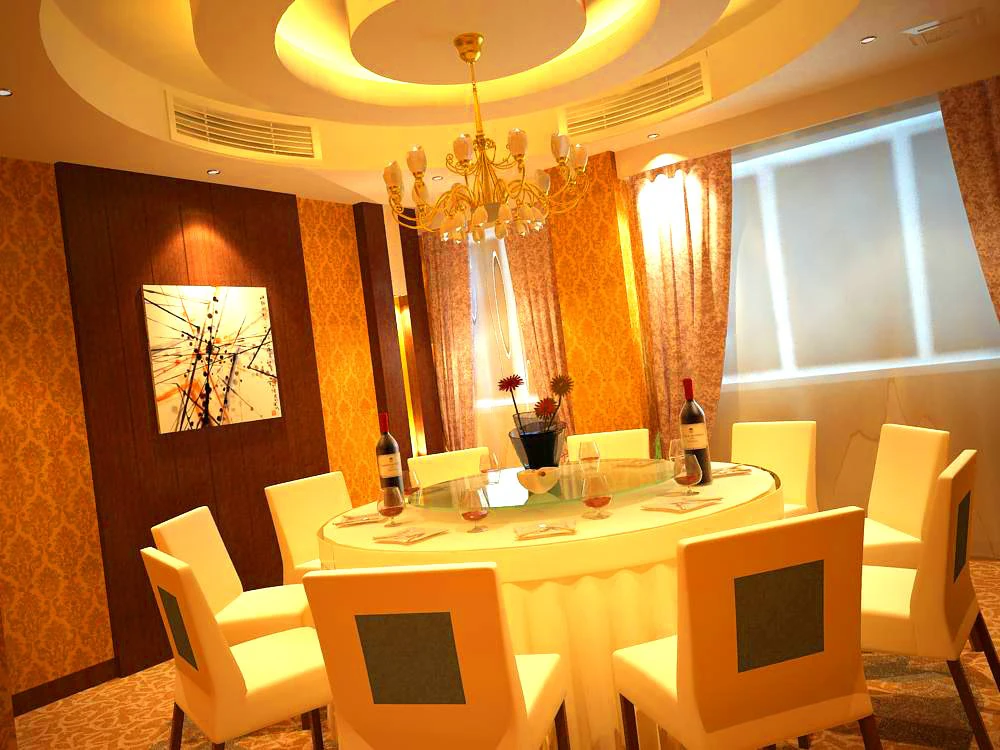 diningroom 2 3D Model .c4d .max .obj .3ds .fbx .stl .blend 