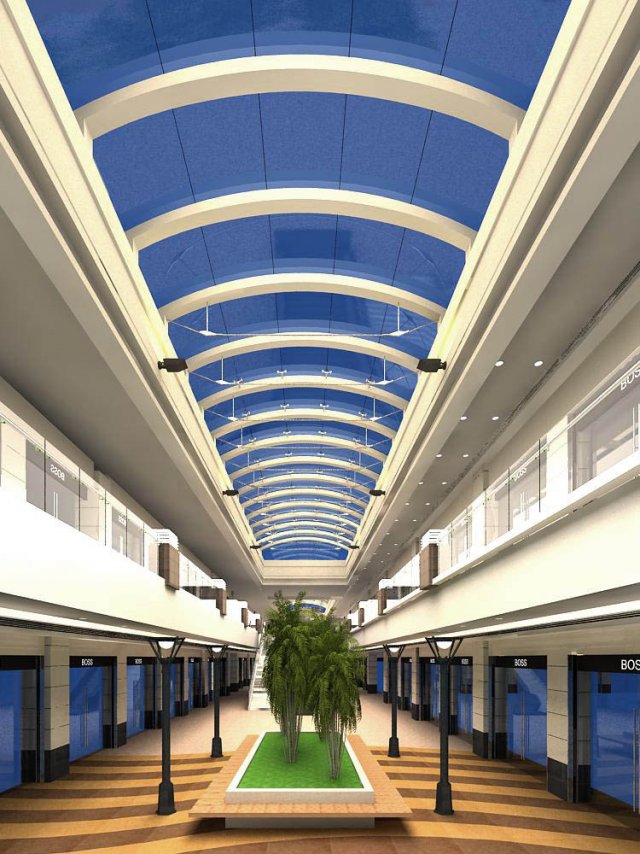 urban space 01 Modello 3D .c4d .max .obj .3ds .fbx .stl .blend 