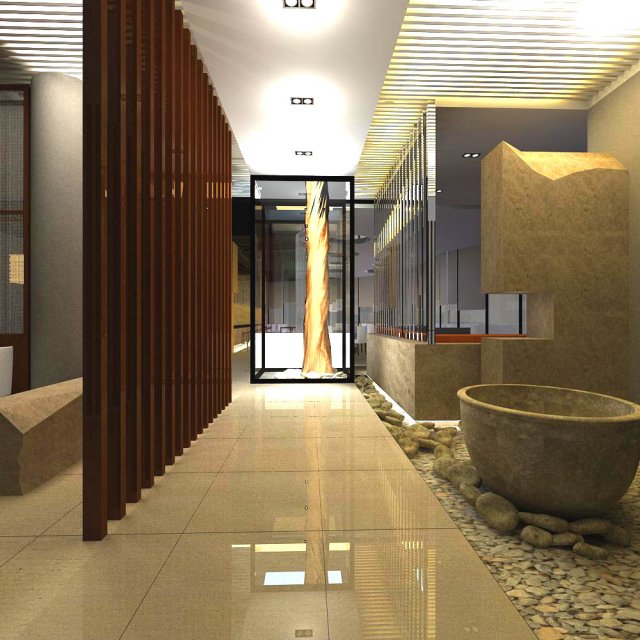 bar 005 Model 3D .c4d .max .obj .3ds .fbx .stl .blend 