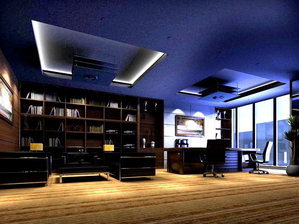 office 12 3D Model .c4d .max .obj .3ds .fbx .stl .blend 
