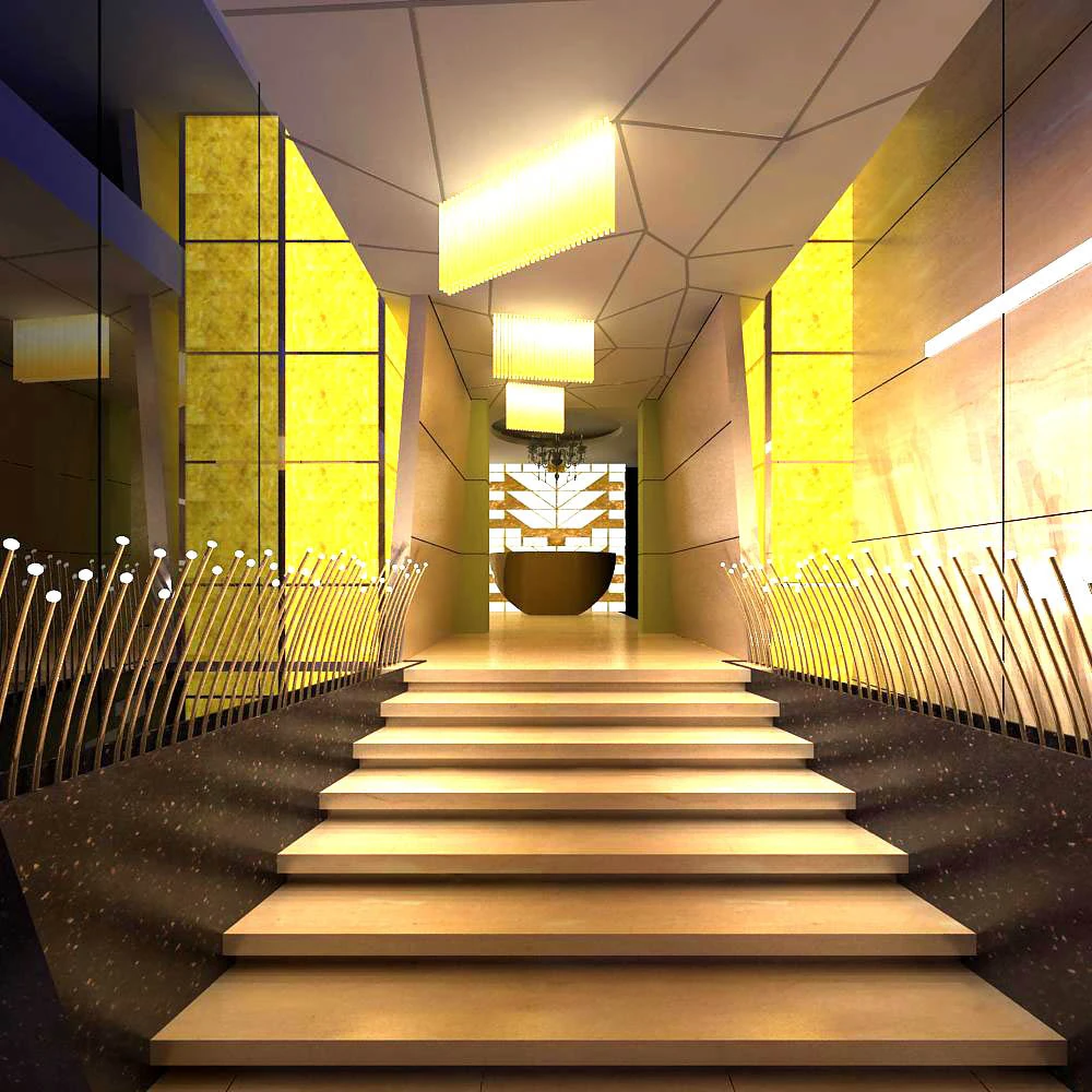 corridor 02 3D Model .c4d .max .obj .3ds .fbx .stl .blend