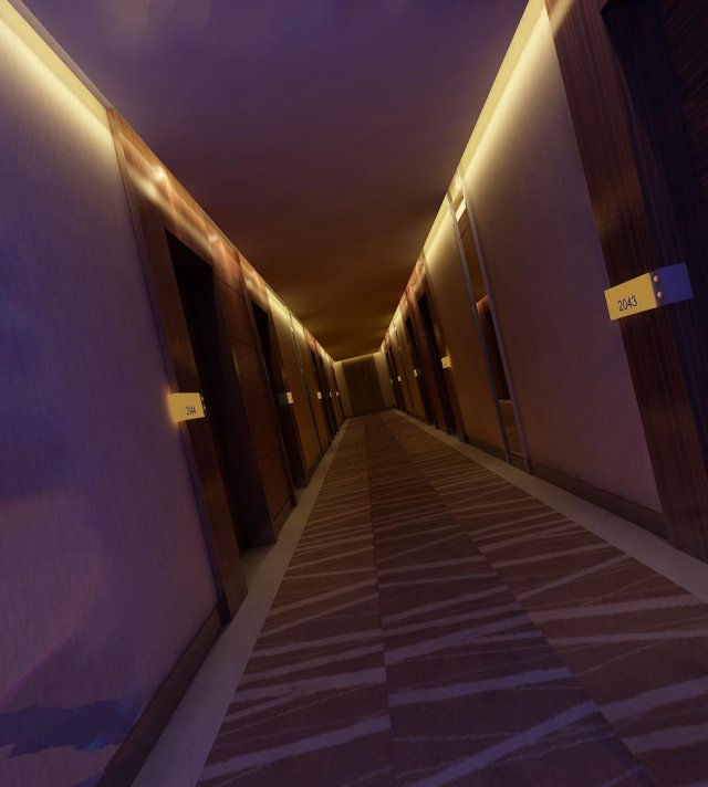 corridor 03 Modelo 3D .c4d .max .obj .3ds .fbx .stl .blend 