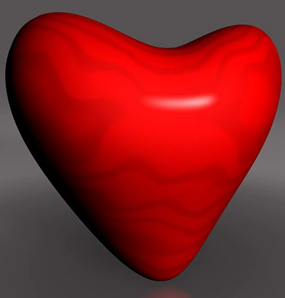 heart classis 3D Model .c4d .max .obj .3ds .fbx .stl .blend 