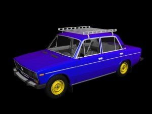 5 in 1 russian cars vaz 2103 2107 3D Model