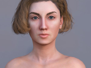 Female character Maria Ukraine Modelo 3D