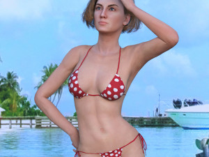 Female character Maria Ukraine Modelo 3D