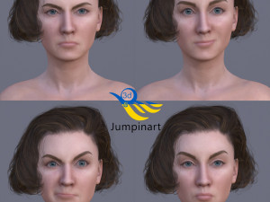 Female character Maria Ukraine Modelo 3D