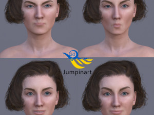 Female character Maria Ukraine Modelo 3D