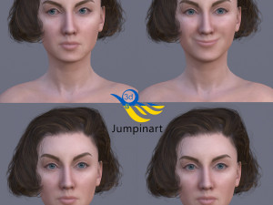 Female character Maria Ukraine Modelo 3D
