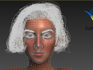 Female character Maria Ukraine Modelo 3D