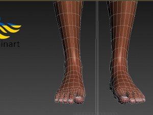 Female character Maria Ukraine Modelo 3D