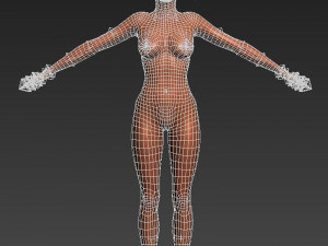 Female character Maria Ukraine Modelo 3D