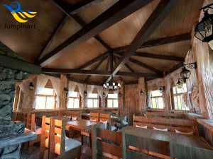Restaurant and recreation complex with vats for exotic bathing 3D 模型
