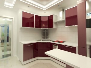 kitchen compact kitchen Modelo 3D