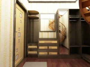 m&oacute;veis de corredor Modelo 3D