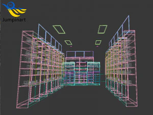 Pharmacy furniture 3D Model