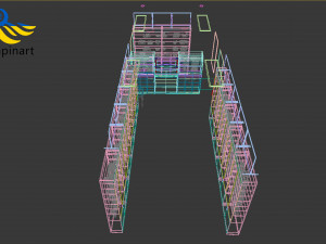 Pharmacy furniture 3D Modell
