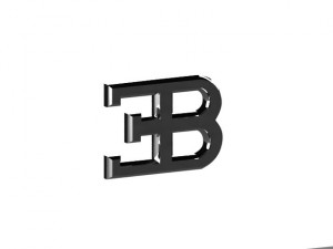 bugatti logo 3D Model