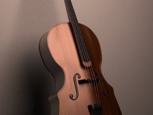 contrabass Model 3D