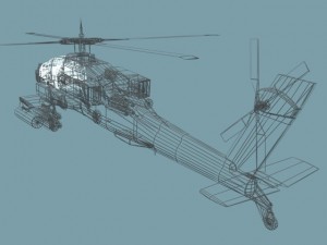 ah64d apache longbow helicopter 3d lowpoly model 3Dモデル