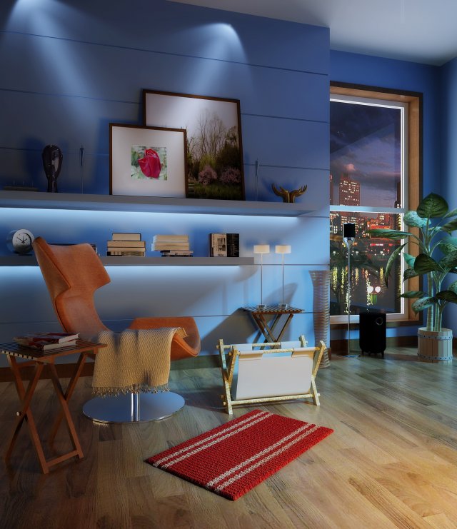 condo 449 Model 3D .c4d .max .obj .3ds .fbx .stl .blend 