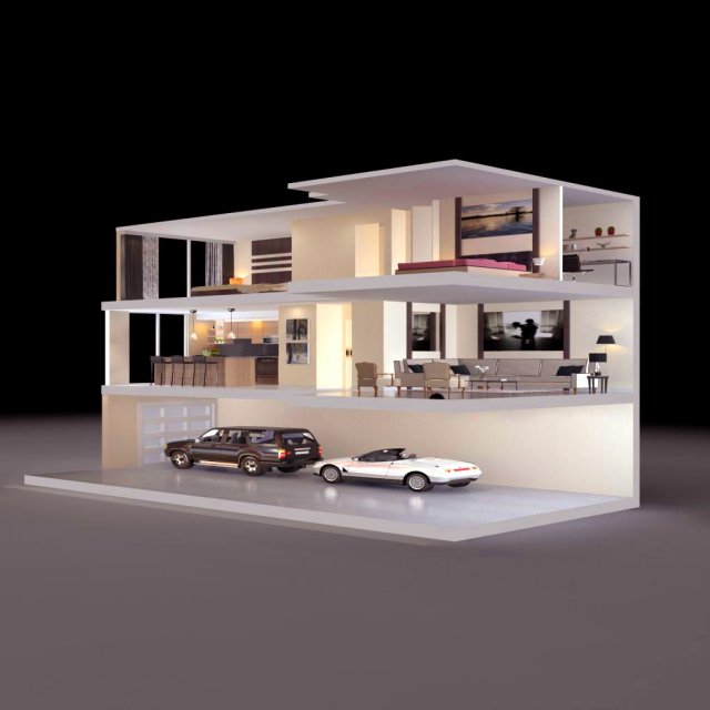 condo 430 3D 模型 .c4d .max .obj .3ds .fbx .stl .blend 