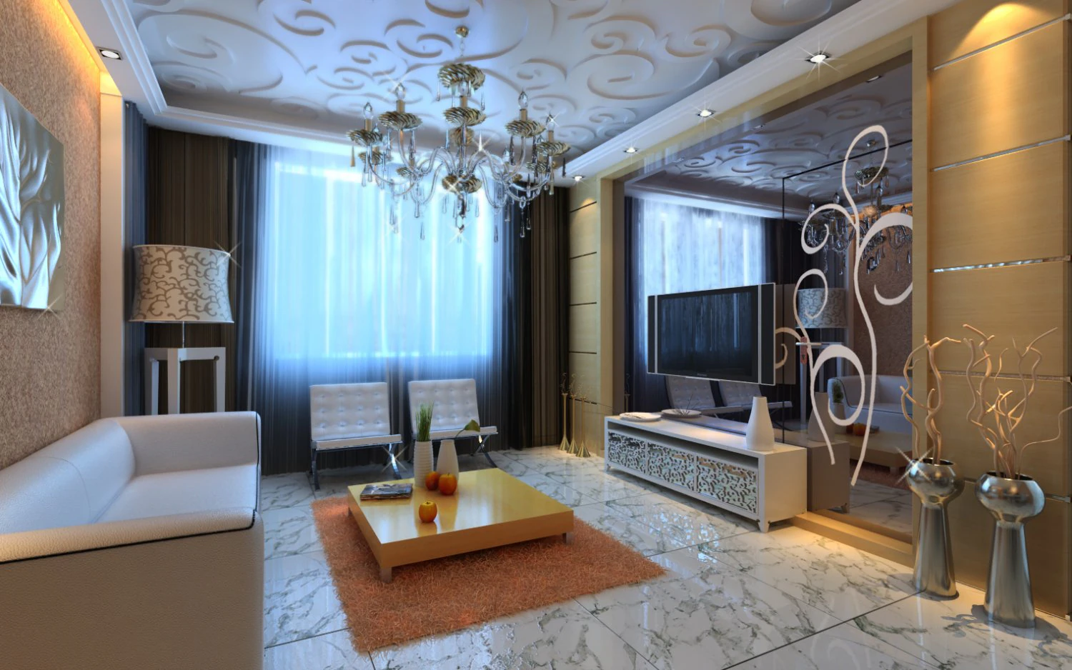 condo 414 3D Model .c4d .max .obj .3ds .fbx .stl .blend
