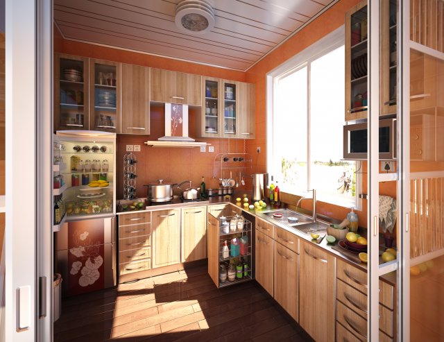 condo 408 3D-Modell .c4d .max .obj .3ds .fbx .stl .blend 