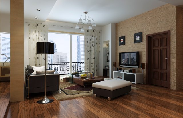 condo 373 3D Model .c4d .max .obj .3ds .fbx .stl .blend 