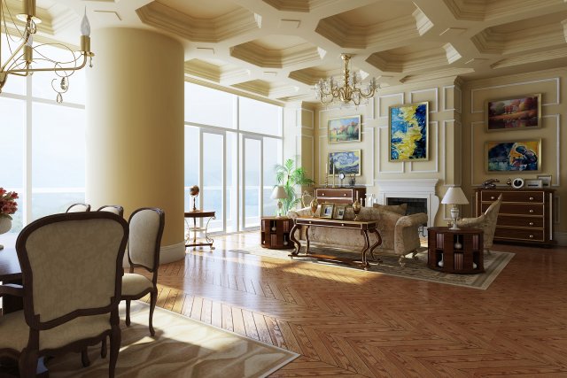 condo 363 3D Model .c4d .max .obj .3ds .fbx .stl .blend