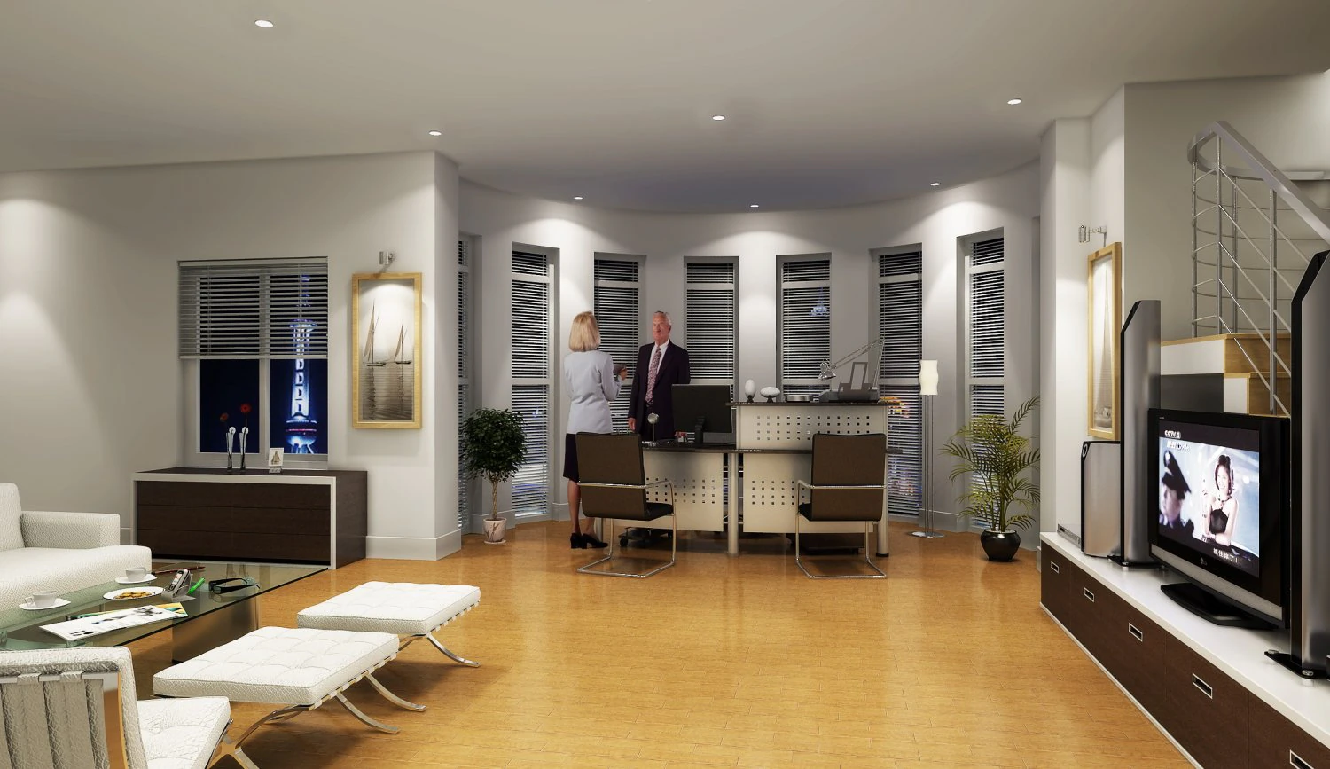 condo 346 3D Model .c4d .max .obj .3ds .fbx .stl .blend 