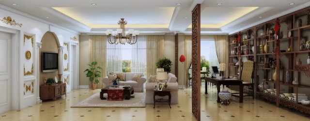 condo 329 3D Model .c4d .max .obj .3ds .fbx .stl .blend 