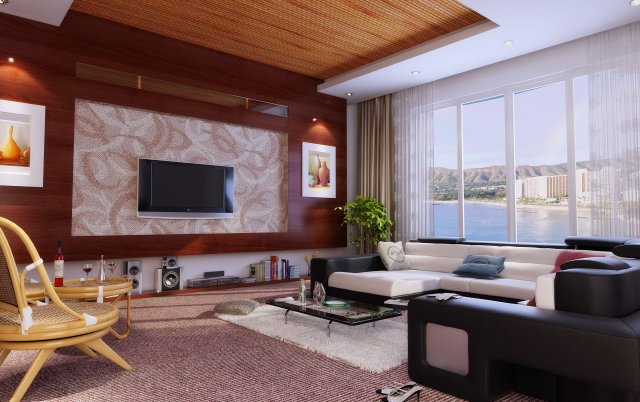 condo 279 3D Model .c4d .max .obj .3ds .fbx .stl .blend 