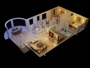 kondominium 266 Model 3D