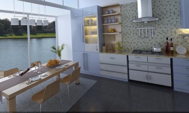 condo 261 3D Model .c4d .max .obj .3ds .fbx .stl .blend