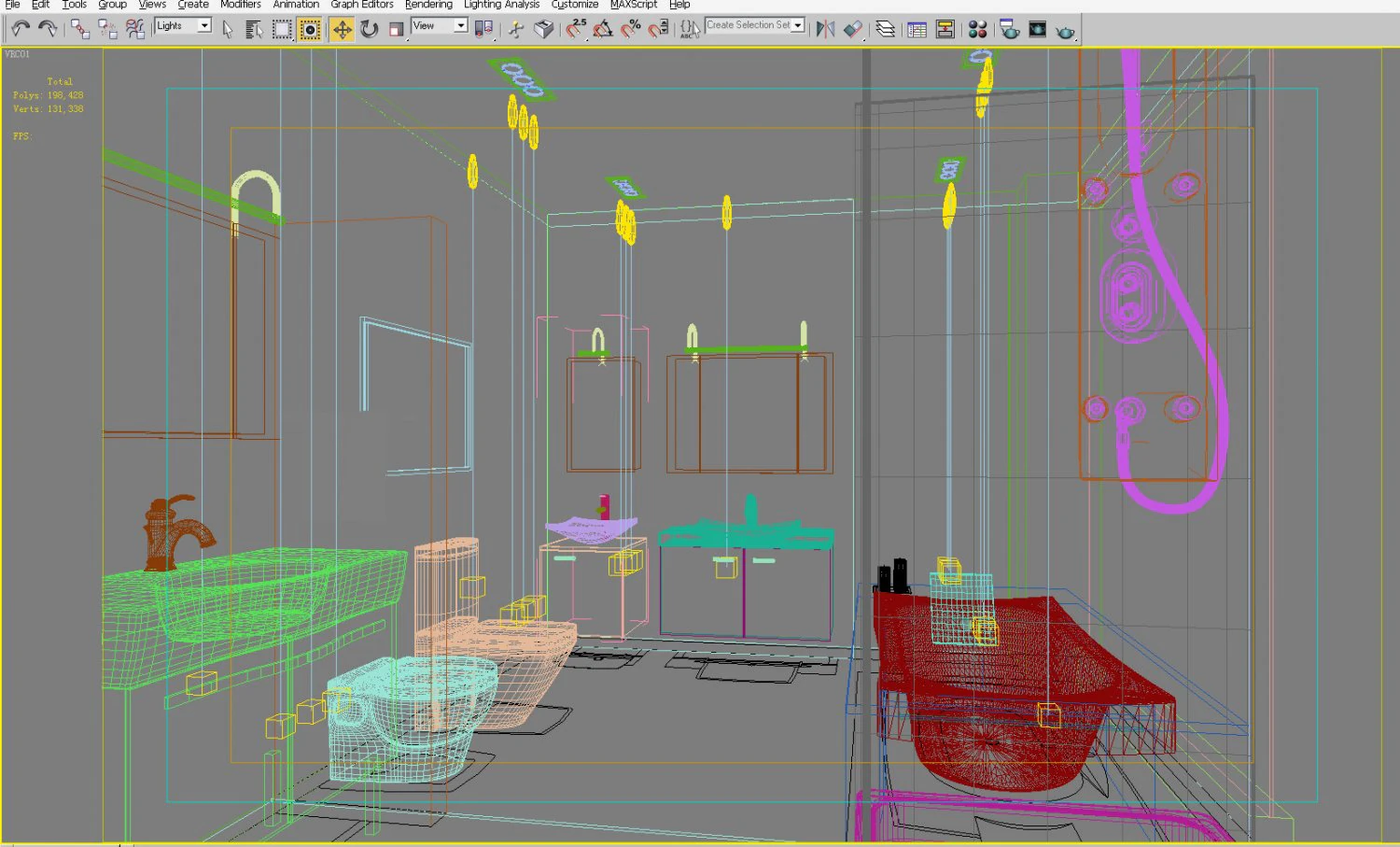 condo 256 3D Model .c4d .max .obj .3ds .fbx .stl .blend 