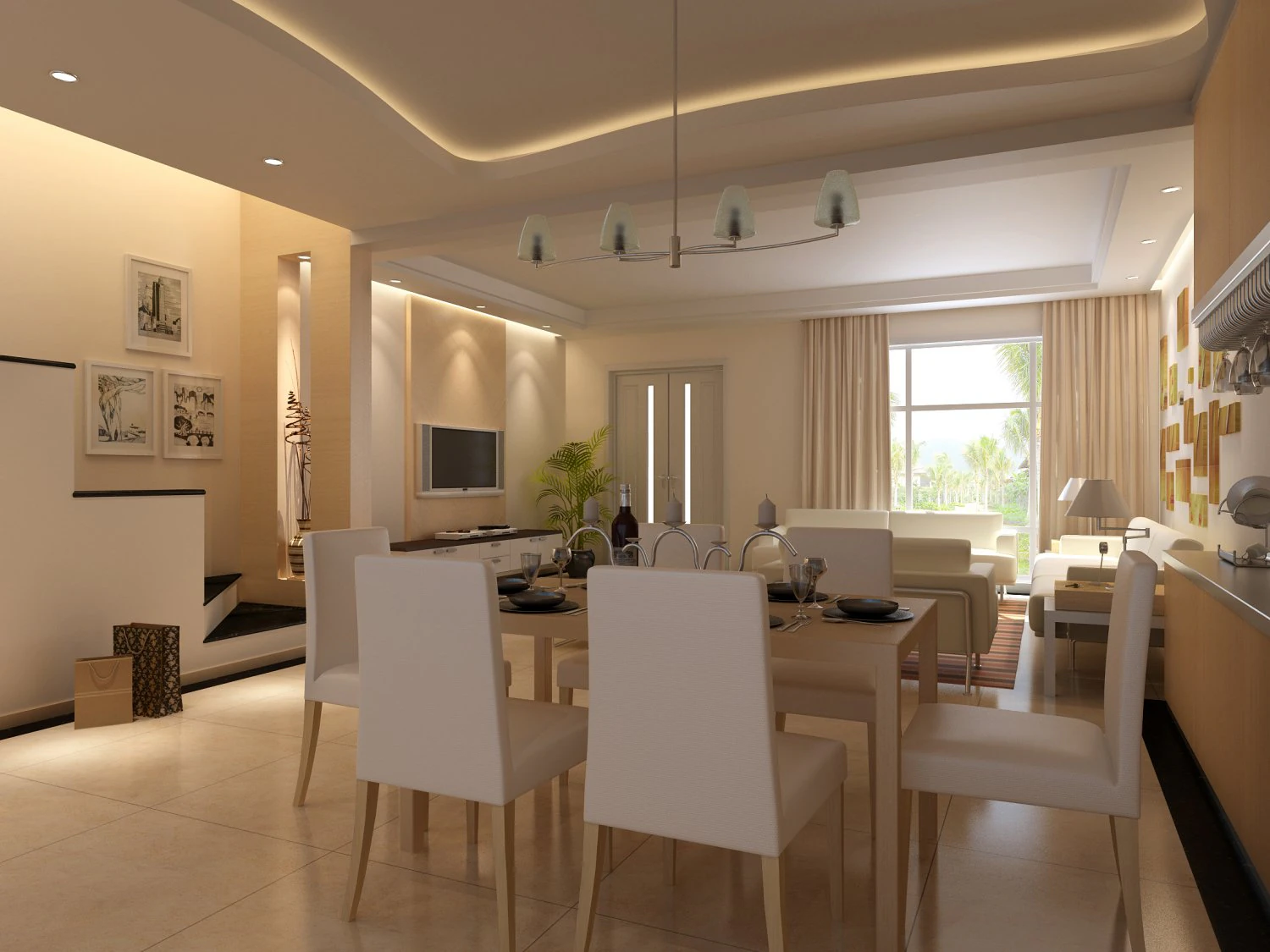 condo 243 3D Model .c4d .max .obj .3ds .fbx .stl .blend 