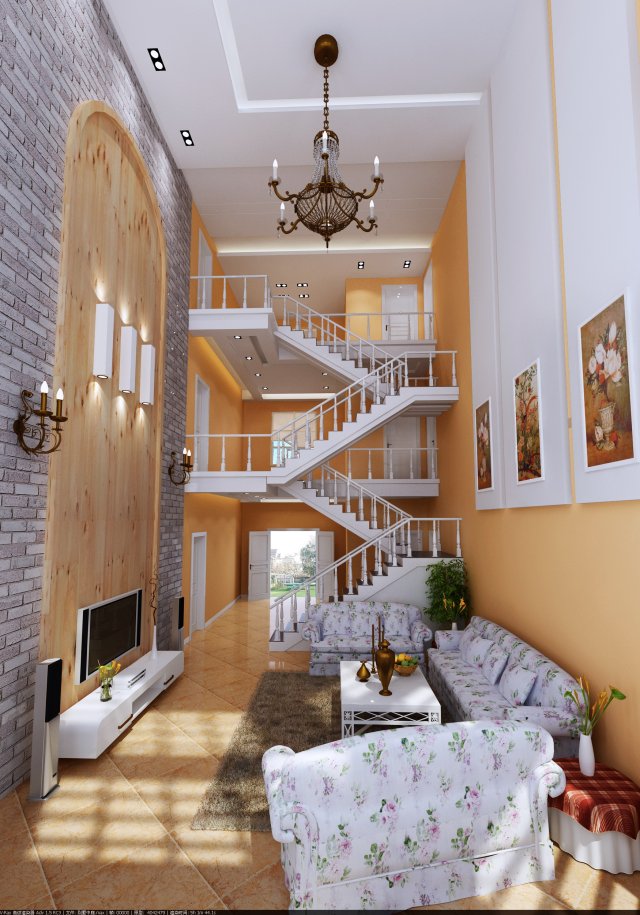 condo 233 Model 3D .c4d .max .obj .3ds .fbx .stl .blend 