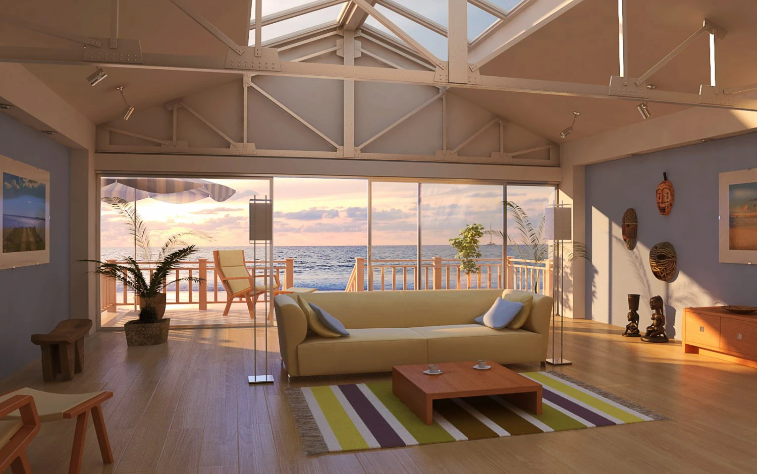 condo 216 3D Model .c4d .max .obj .3ds .fbx .stl .blend 