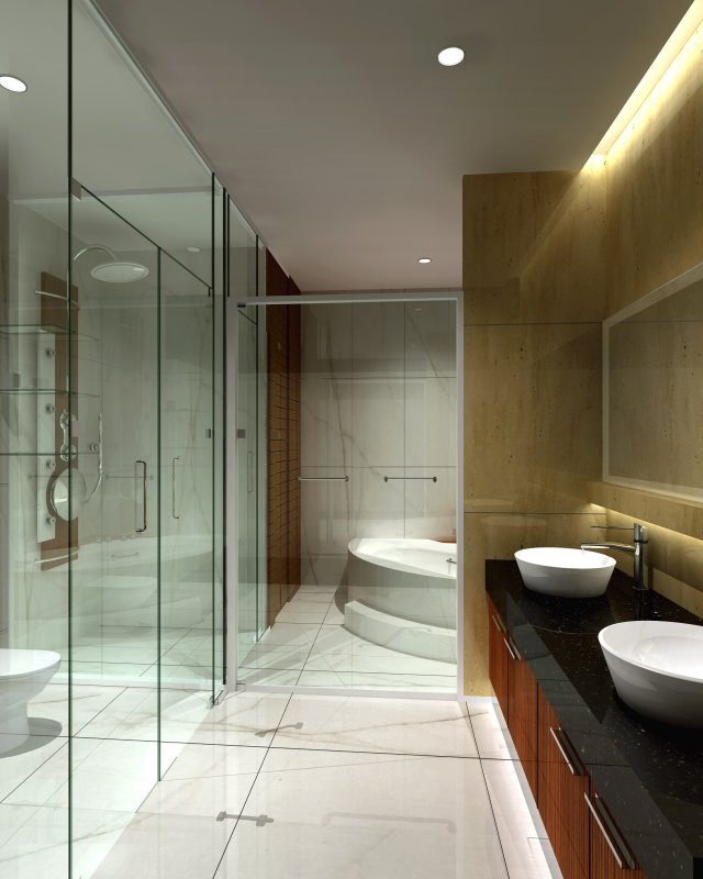condo 209 3D Model .c4d .max .obj .3ds .fbx .stl .blend 