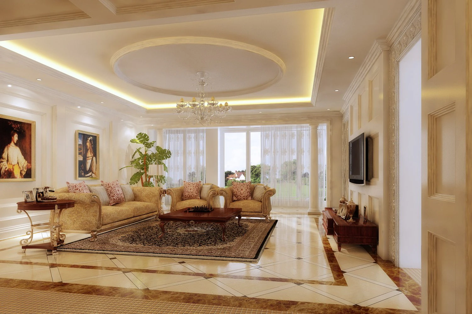condo 206 3D Model .c4d .max .obj .3ds .fbx .stl .blend 