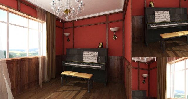 condo 128 3Dモデル .c4d .max .obj .3ds .fbx .stl .blend 