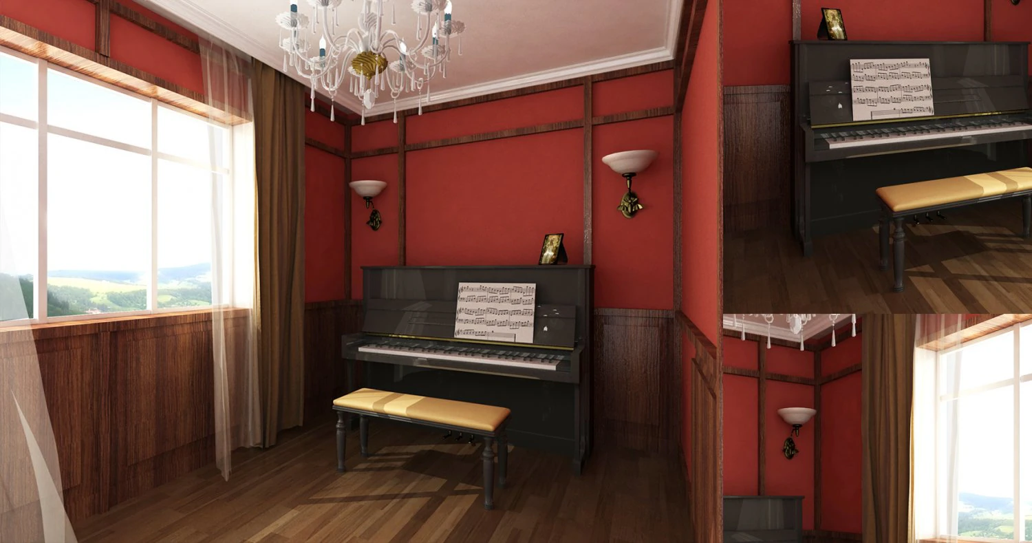 condo 128 3D Model .c4d .max .obj .3ds .fbx .stl .blend 