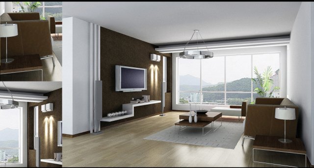 condo 124 3D Модель .c4d .max .obj .3ds .fbx .stl .blend 