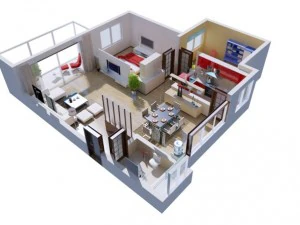 квартира 114 3D Модель