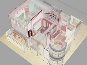 condom&iacute;nio 018 Modelo 3D