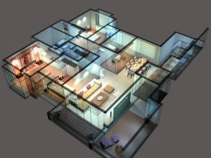 condom&iacute;nio 019 Modelo 3D