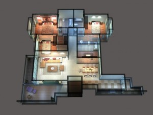 condo 019 Model 3D