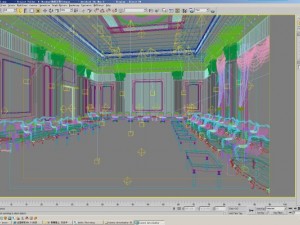 luxury antechamber 02 3D Model