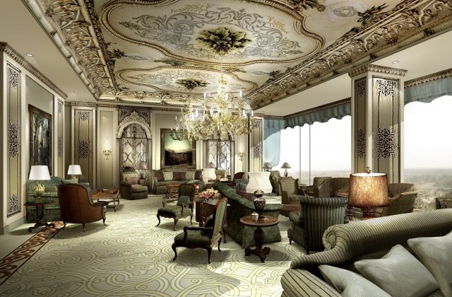 luxury antechamber 03 3D मॉडल .c4d .max .obj .3ds .fbx .stl .blend 